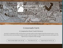 Tablet Screenshot of crossroadsfarm.org