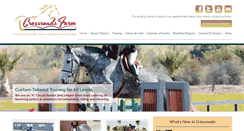 Desktop Screenshot of crossroadsfarm.com